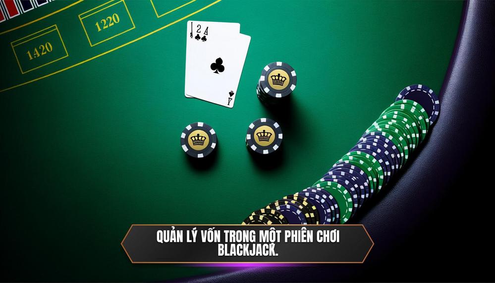 Quản lý vốn trong một phiên chơi Blackjack.